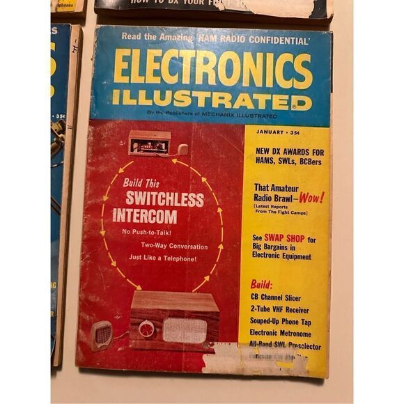 Vintage Electronics Illustrated Magazine lot of 4 1960s CB's Radios Lot Ads - Picture 3 of 16